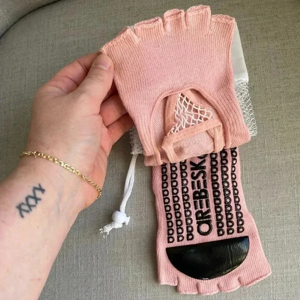 NWT Free People x Arebesk Muse Open Toe Grip Socks Size Medium